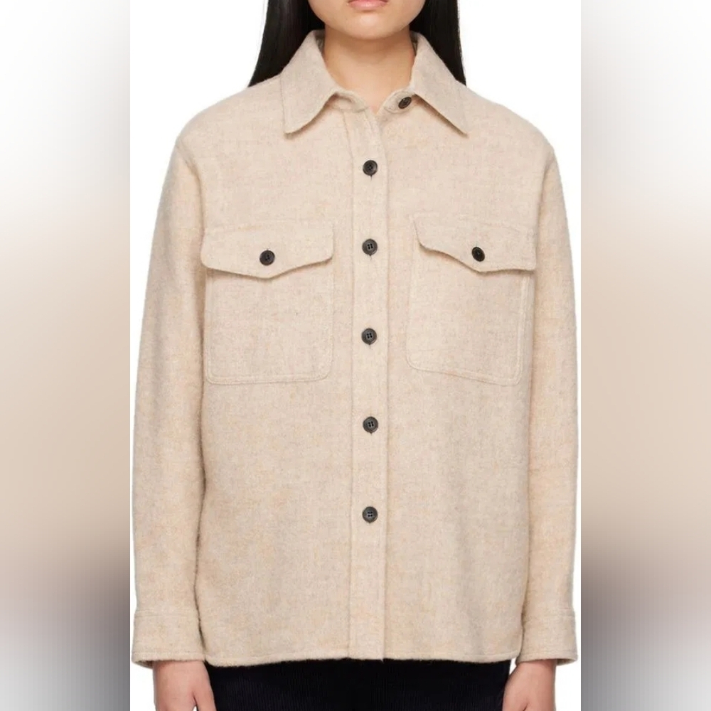 Isabel Marant Etoile Faxon wool button down coat/jacket